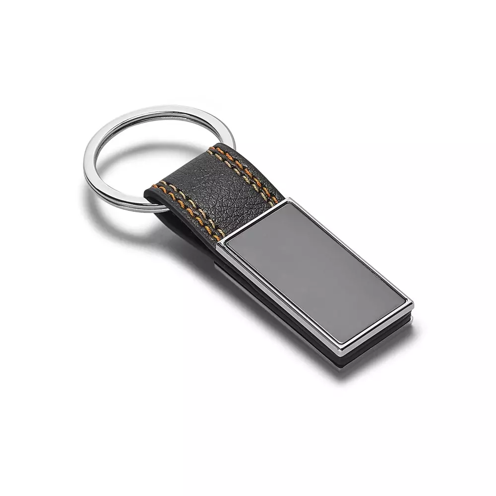 Chaveiro Metal e Couro Sintético Personalizado 