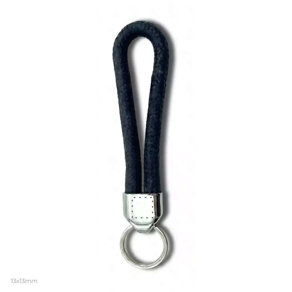 Chaveiro com Alça e Suporte Personalizado Preto