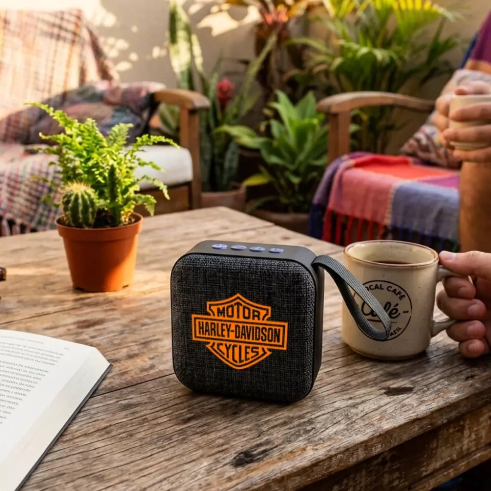 Mini Caixa de Som Bluetooth Quadrada 