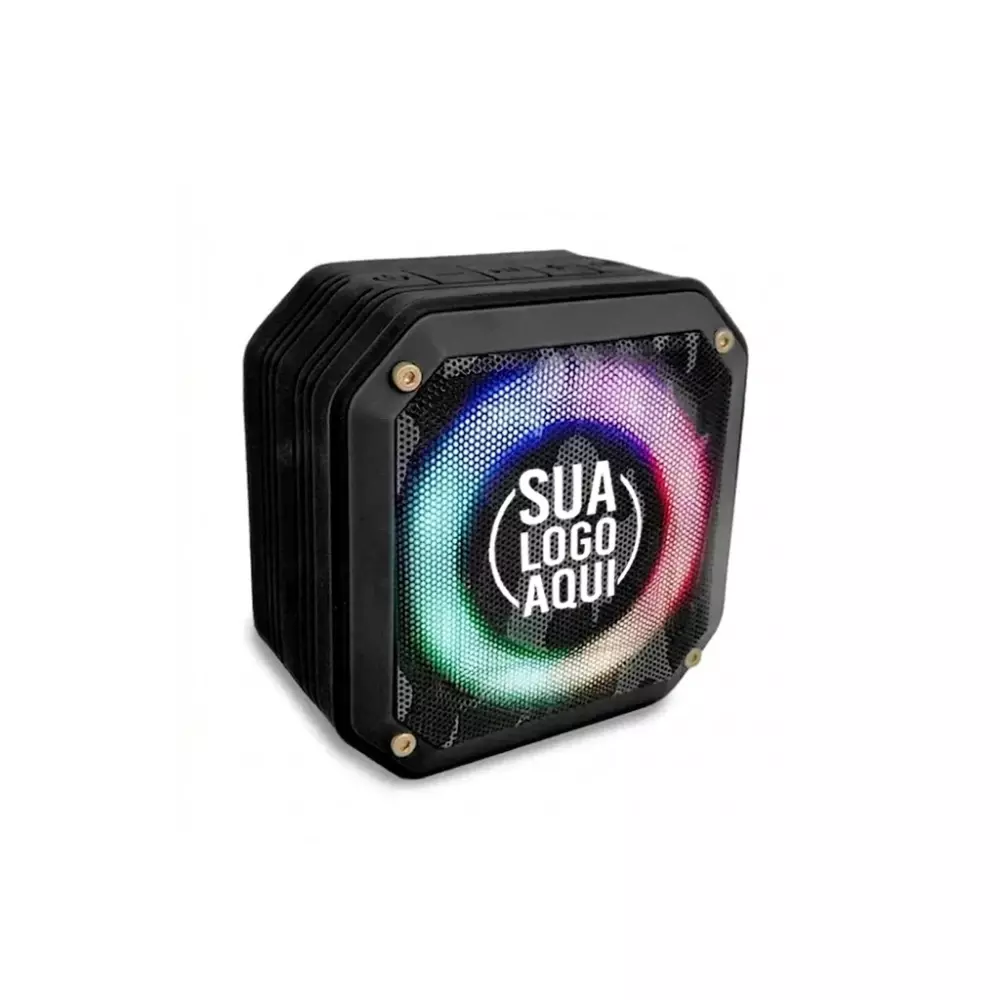 Caixa de Som Bluetooth RGB Personalizada 