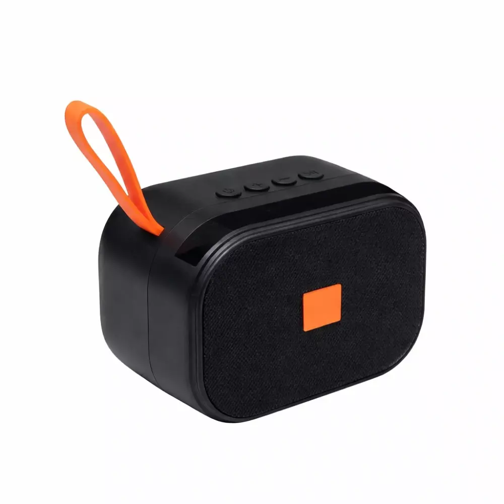 Caixa de Som Personalizada com Suporte Preto