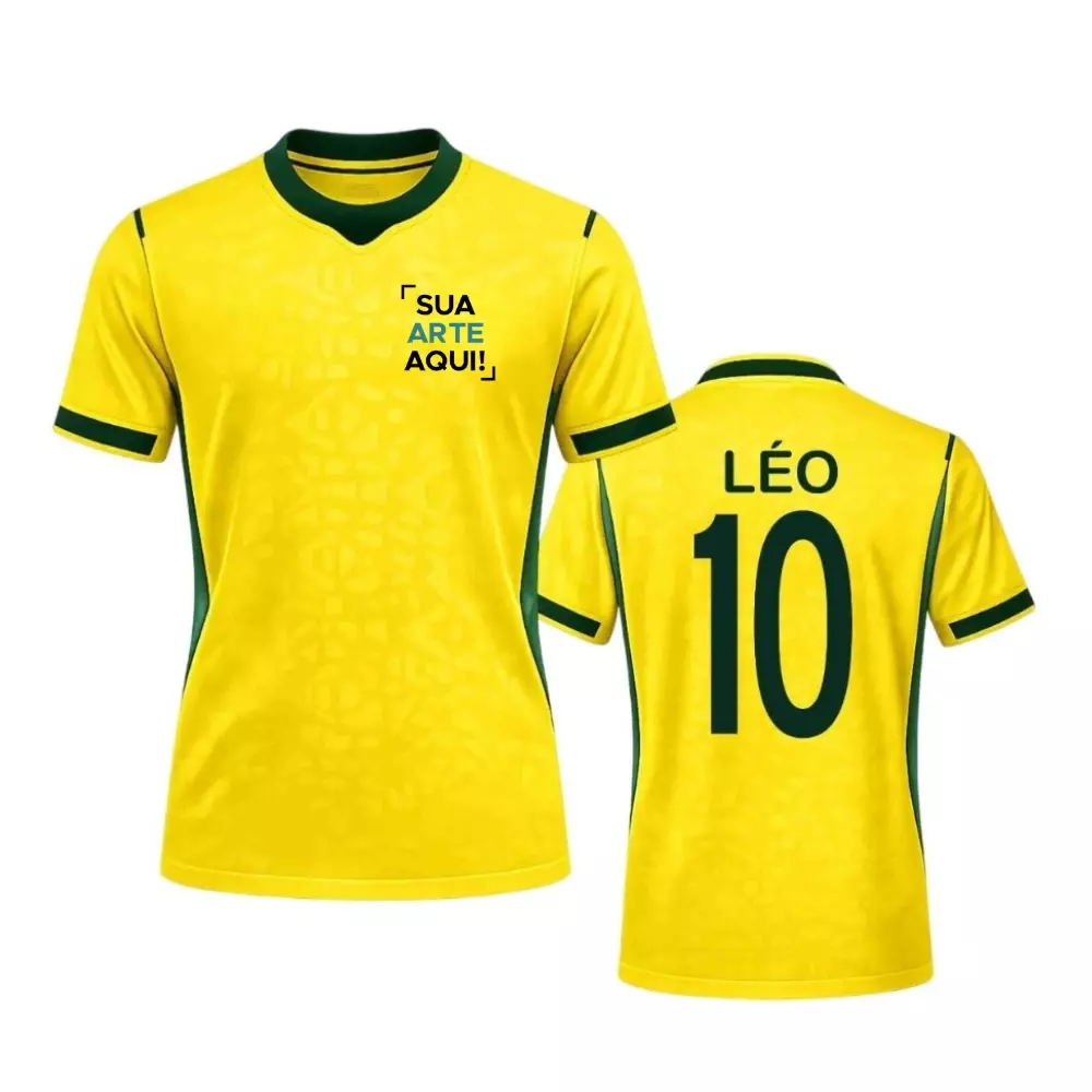 Camiseta Dry Fit Copa do Mundo Personalizada 