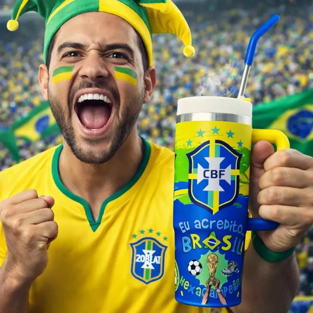 Caneca Térmica 1,2L Copa 2026 Personalizada 