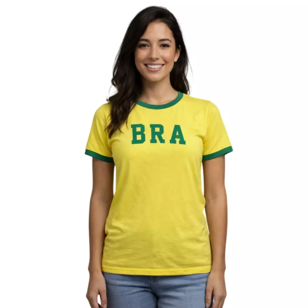 Camiseta Feminina Copa do Mundo 2026 Personalizada 