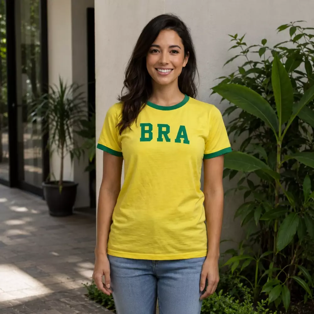 Camiseta Feminina Copa do Mundo 2026 Personalizada 