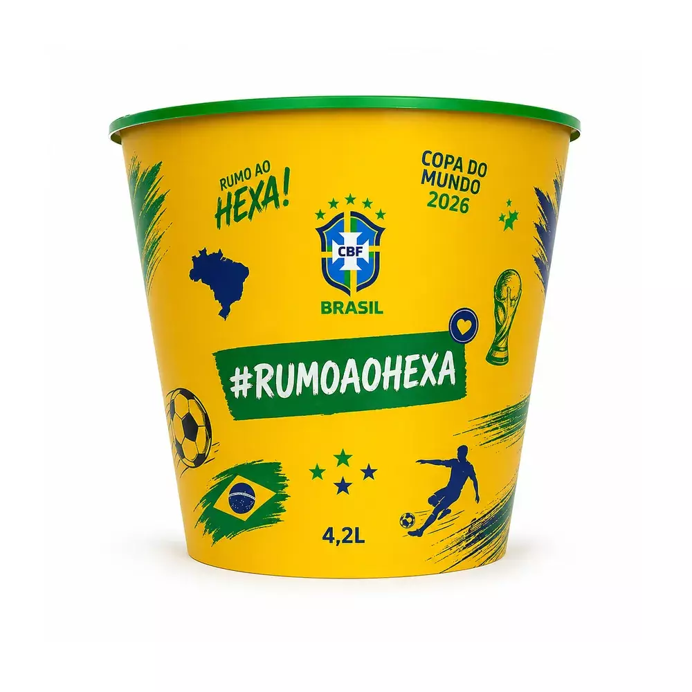 Balde de Pipoca 4,2L Personalização Total 