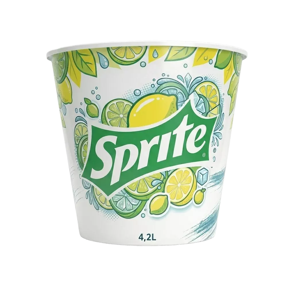Balde de Pipoca 4,2L Personalização Total 