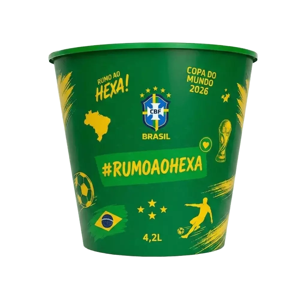 Balde de Pipoca 4,2L Personalização Total 