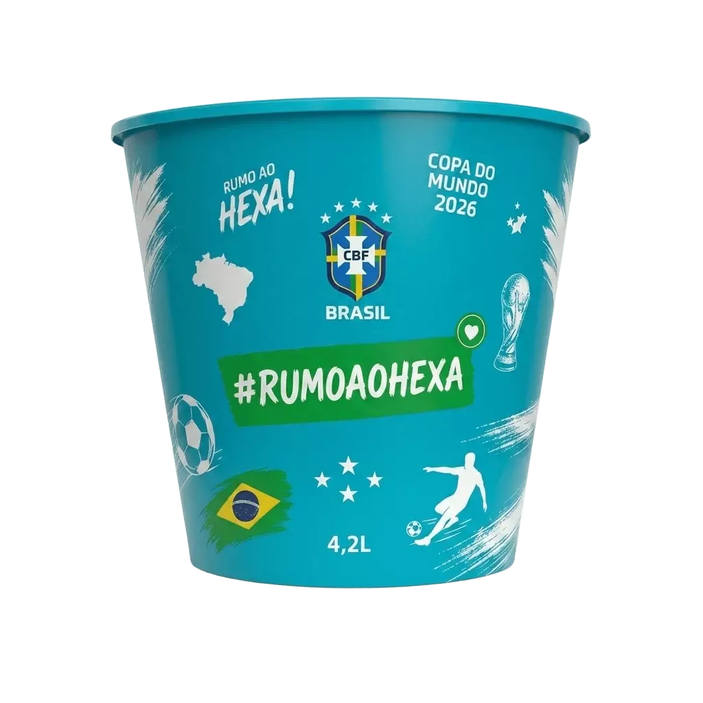 Balde de Pipoca 4,2L Personalização Total 