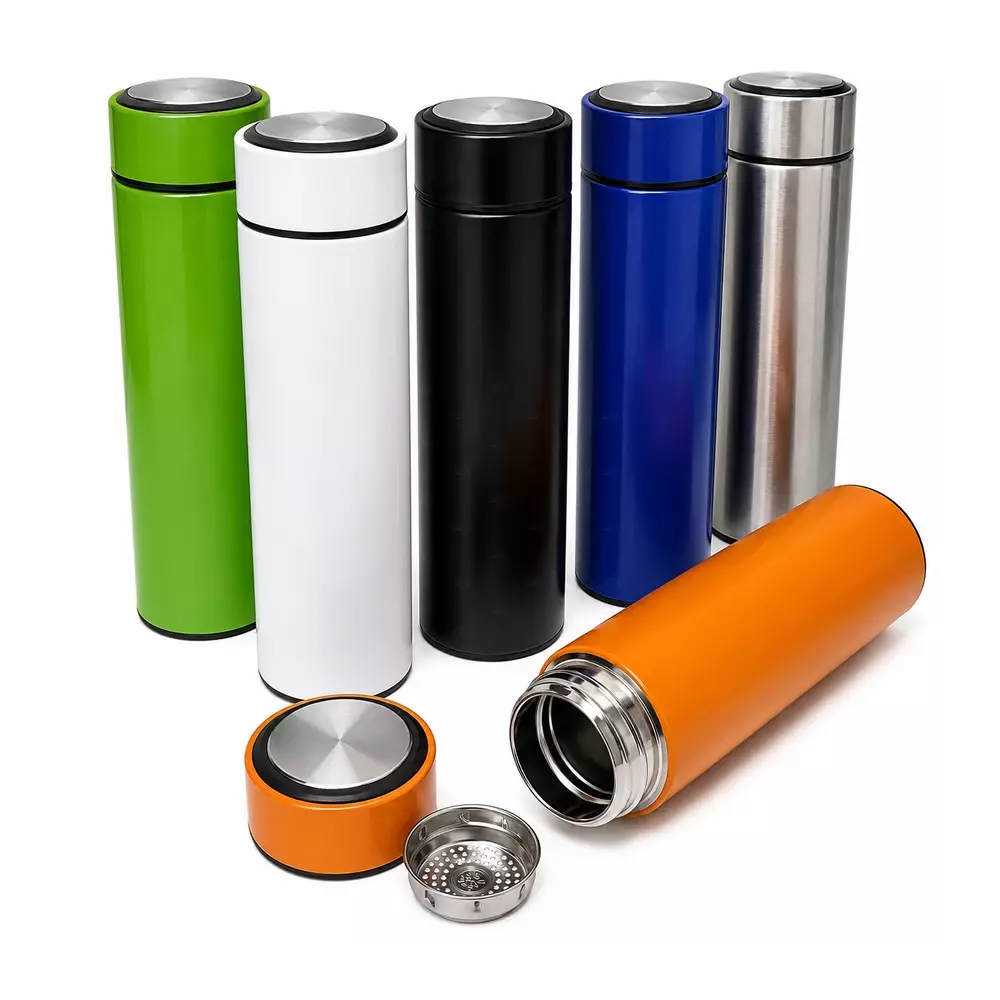 Garrafa Térmica Inox 500ml com Infusor Personalizada 
