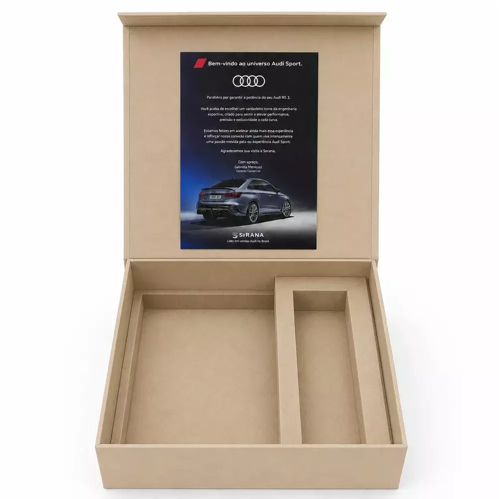 Caixa Cartonada para Kits Corporativos Personalizada 