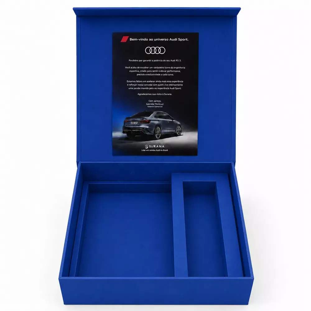 Caixa Cartonada para Kits Corporativos Personalizada 