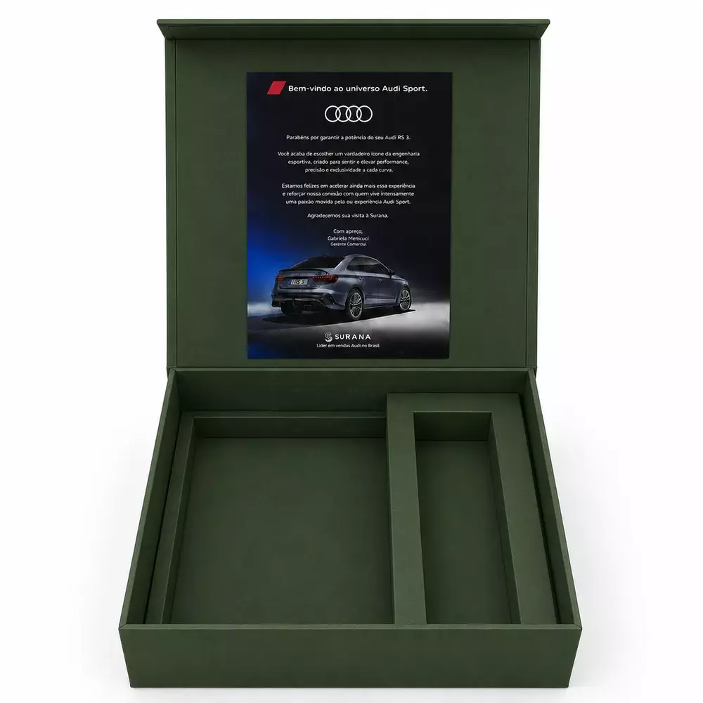 Caixa Cartonada para Kits Corporativos Personalizada 