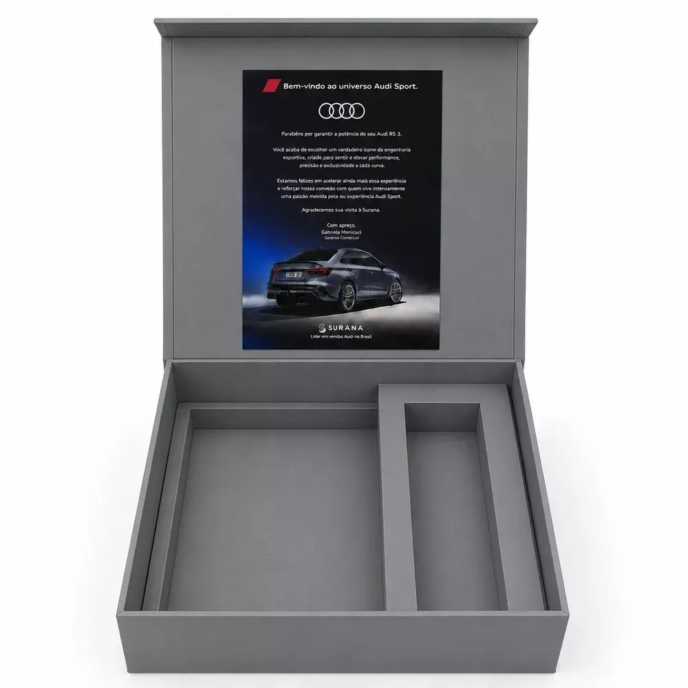 Caixa Cartonada para Kits Corporativos Personalizada 