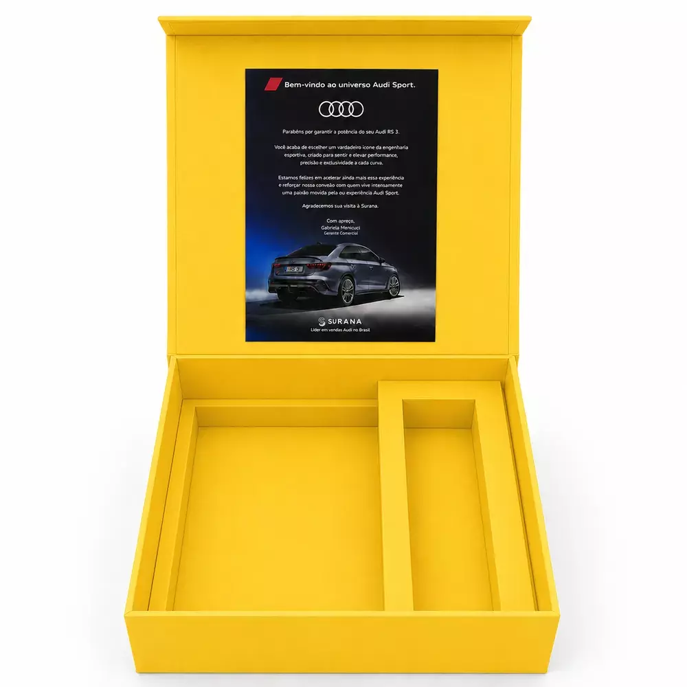 Caixa Cartonada para Kits Corporativos Personalizada 