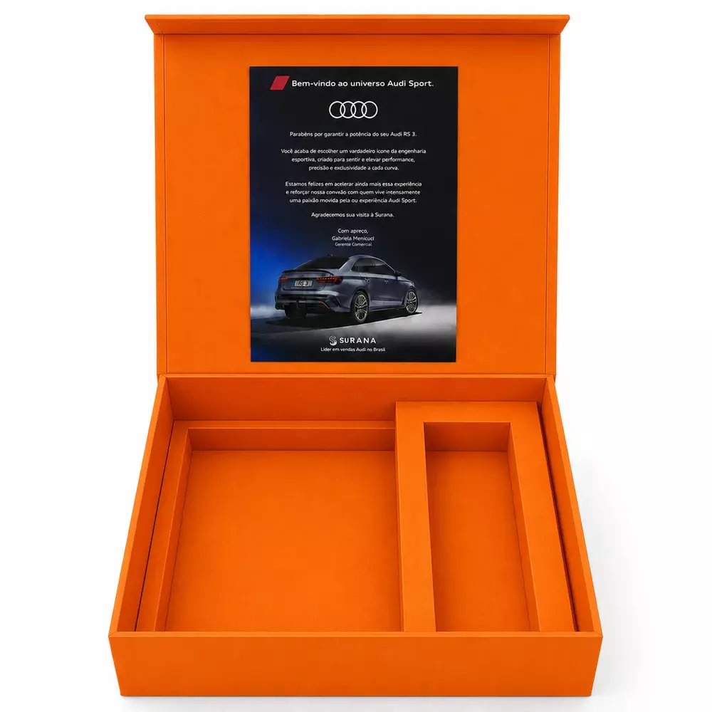 Caixa Cartonada para Kits Corporativos Personalizada 
