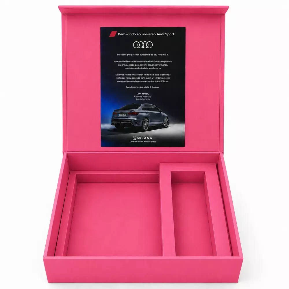 Caixa Cartonada para Kits Corporativos Personalizada 