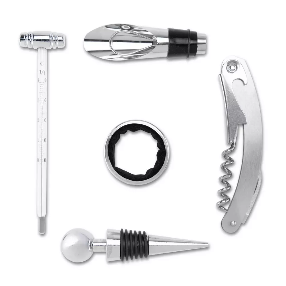 Kit Vinho e Xadrez 4 Peças Personalizado 