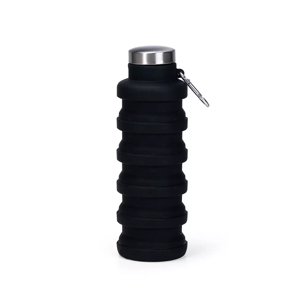 Garrafa Retrátil Silicone 500ml Personalizada 