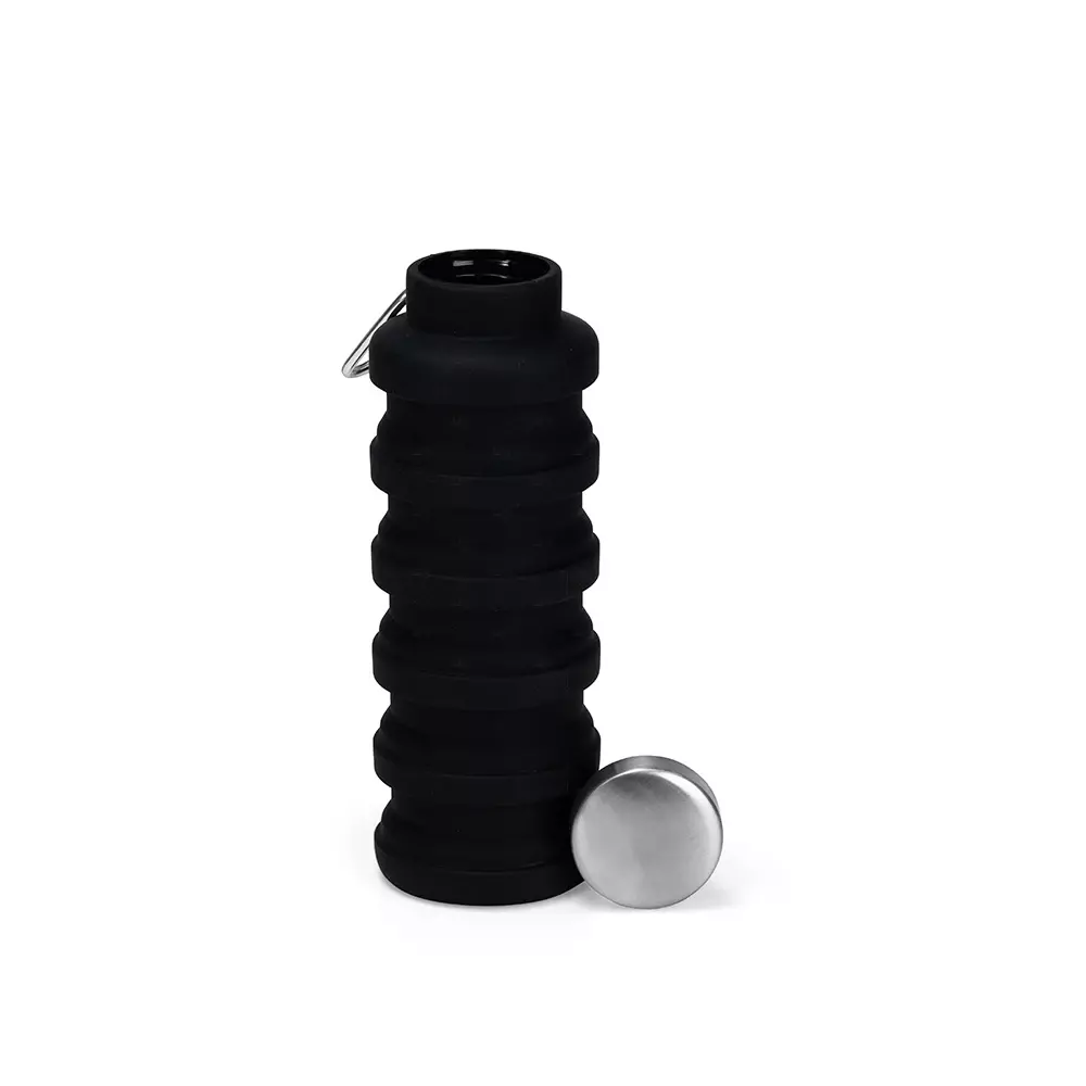 Garrafa Retrátil Silicone 500ml Personalizada 