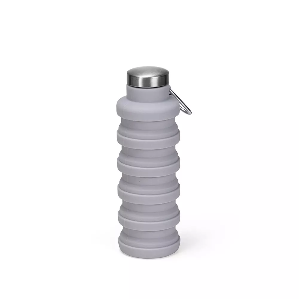 Garrafa Retrátil Silicone 500ml Personalizada 