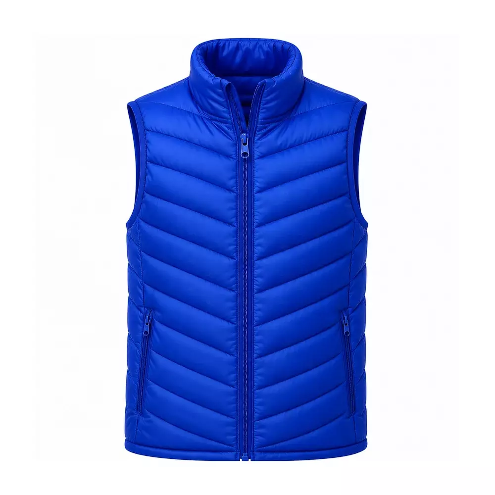 Colete Puffer Personalizado Azul