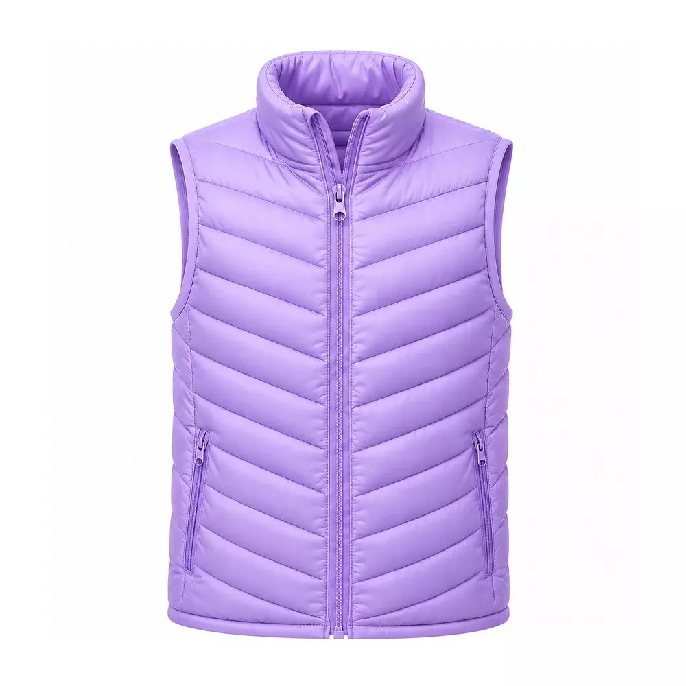 Colete Puffer Personalizado Lilás