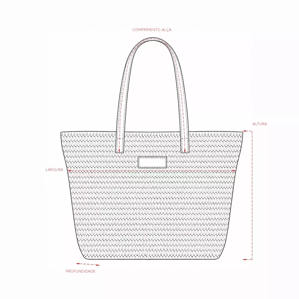 Bolsa de Fibra Ecológica Personalizada 