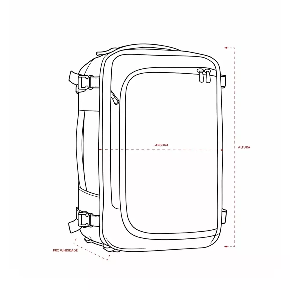Mochila Couro Sintético 28L Personalizada 