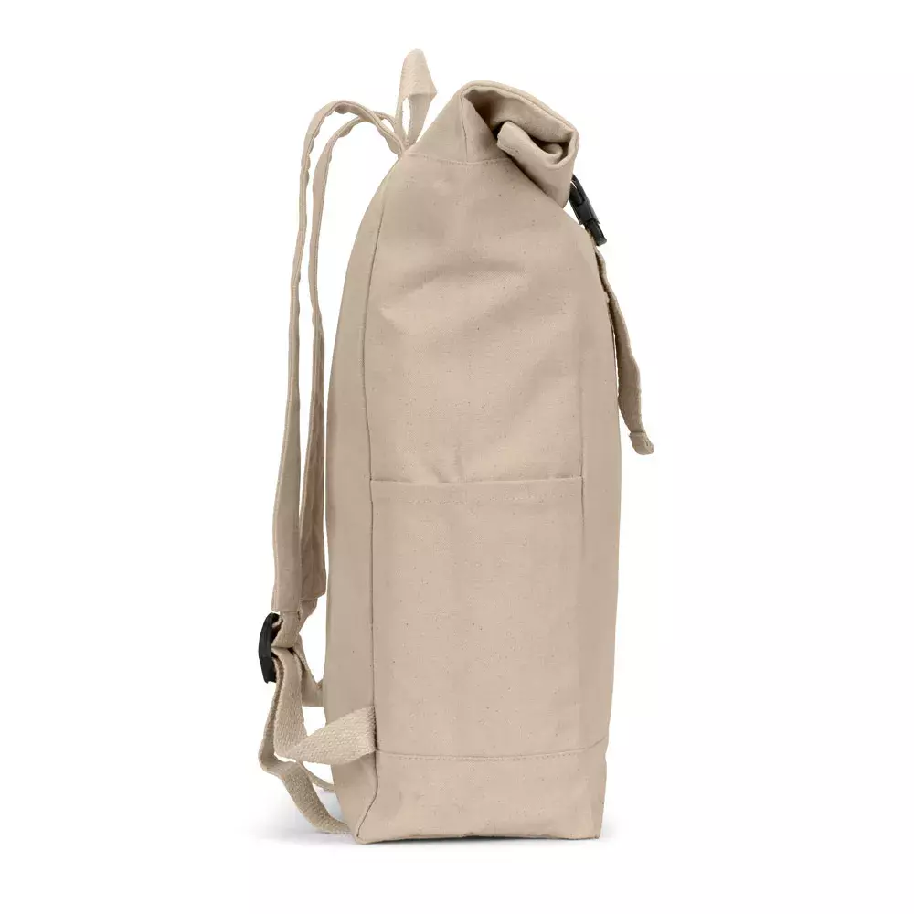 Mochila Roll Top em Algodão Reciclado Personalizada 