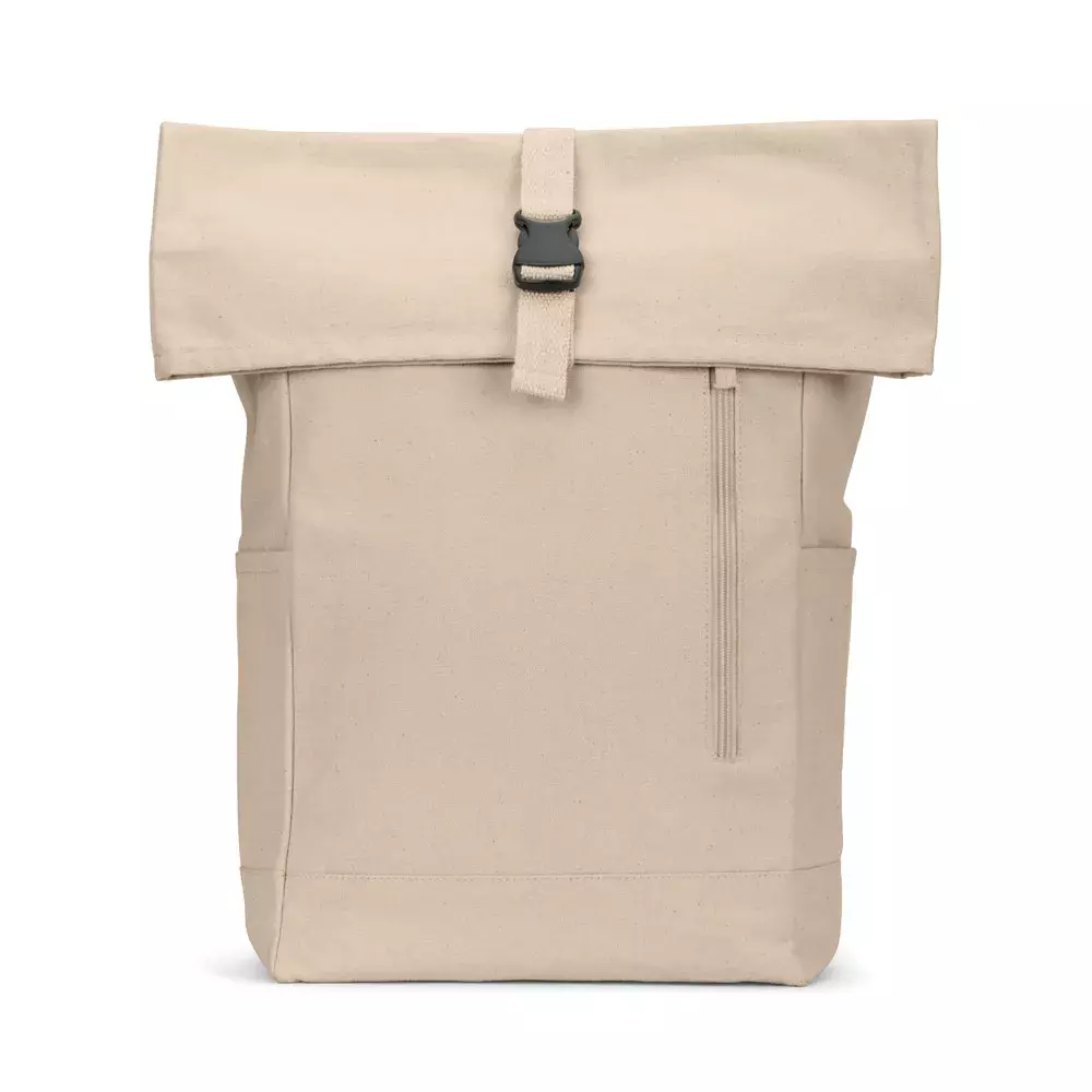 Mochila Roll Top em Algodão Reciclado Personalizada 