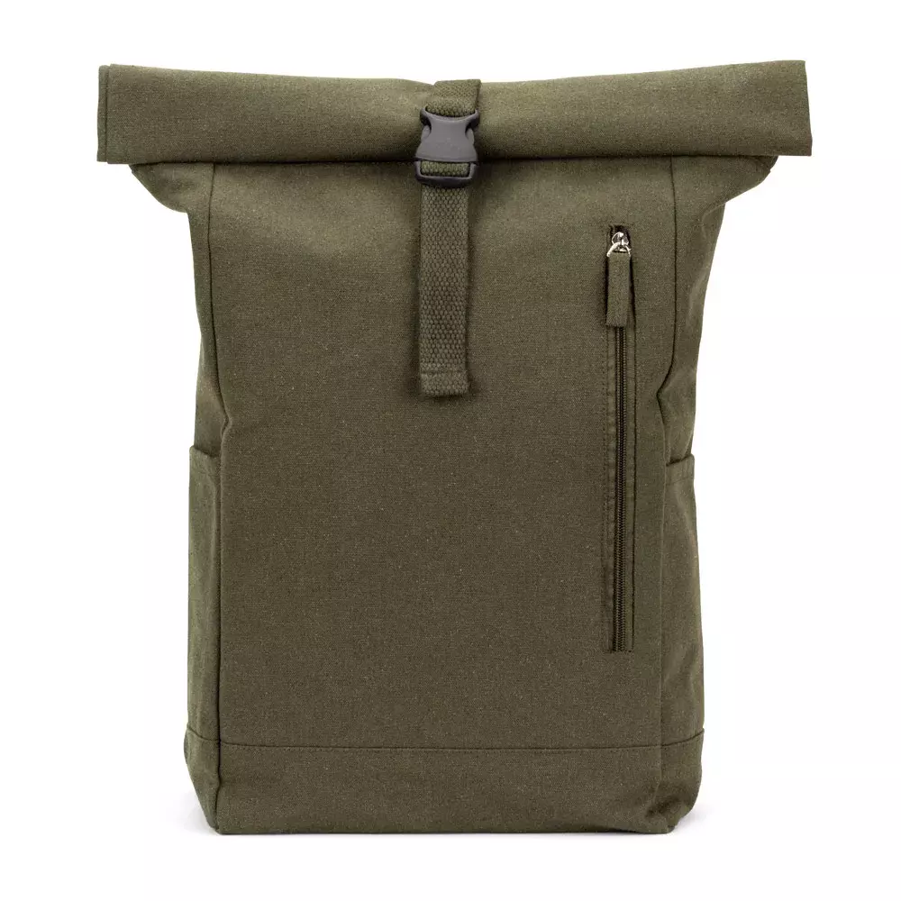 Mochila Roll Top em Algodão Reciclado Personalizada 