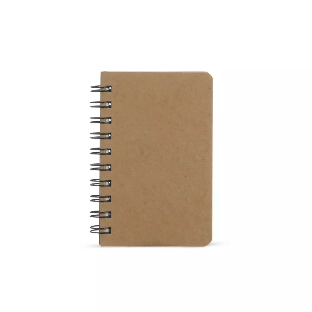Caderno Capa Dura Kraft Personalizado - 14,1 cm x 10 cm 