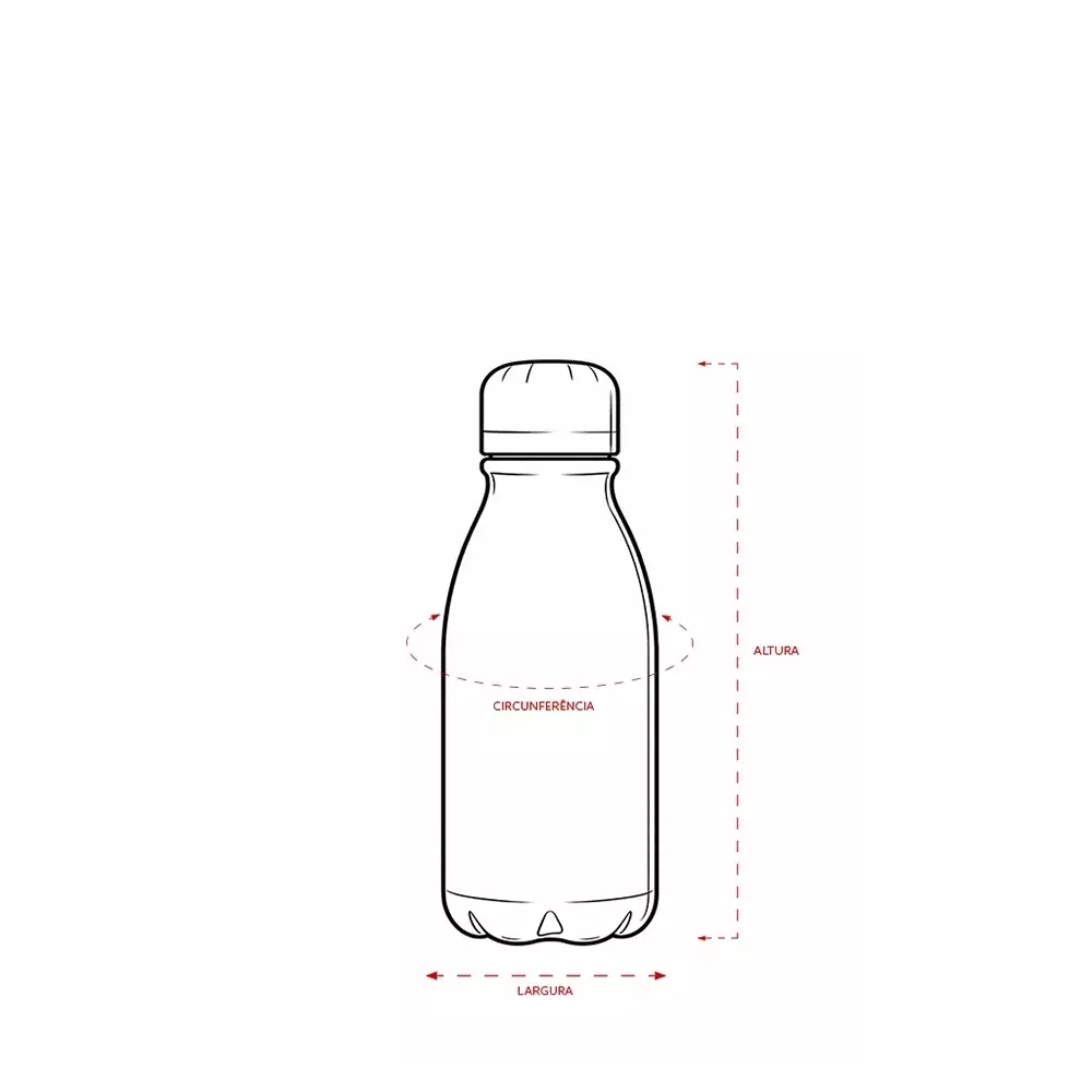 Garrafa de Alumínio 400ml Personalizada 