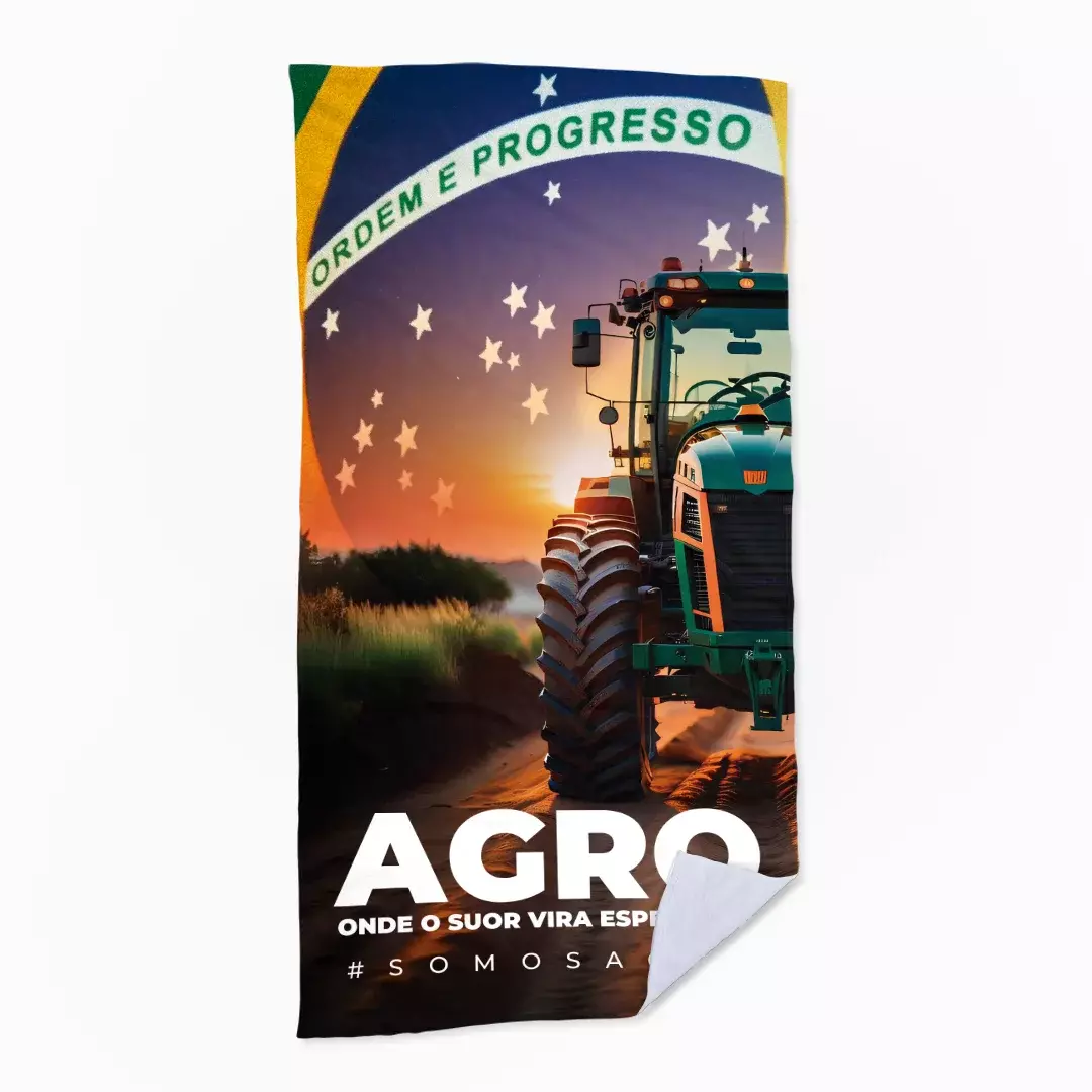 Canga em Sedinha 100% Personalizada - 140x100cm 
