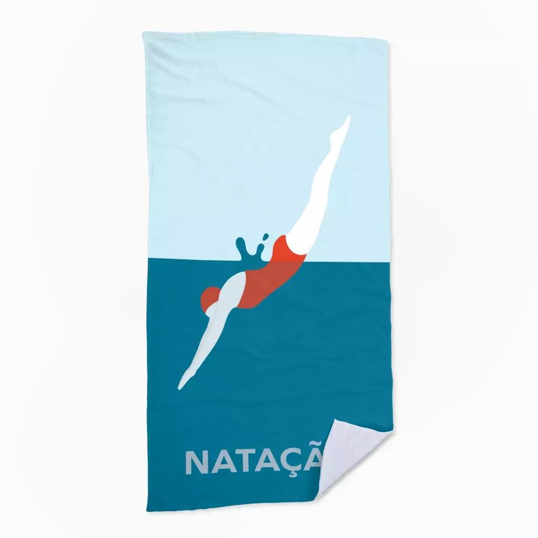 Canga em Sedinha 100% Personalizada - 140x100cm 
