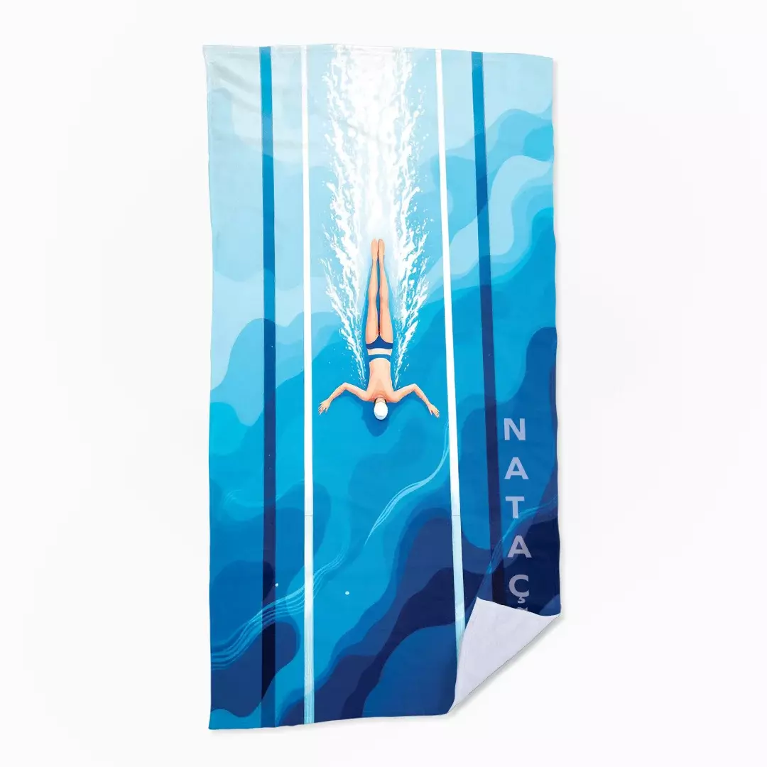Canga em Sedinha 100% Personalizada - 140x100cm 
