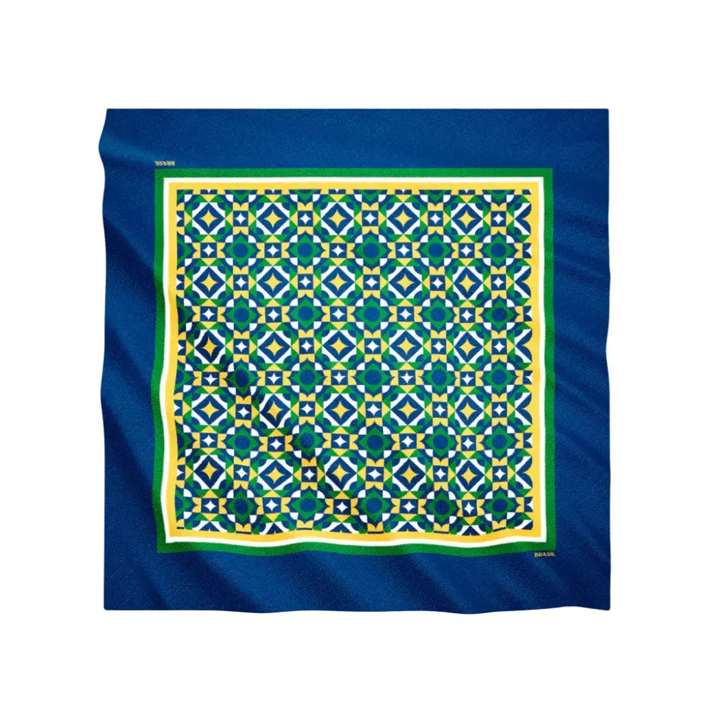 Lenço em Sedinha 100% Personalizado - 100x100 cm 