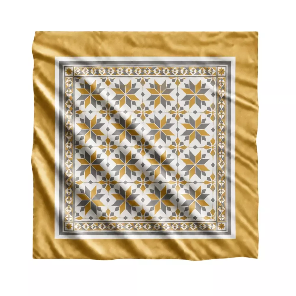 Lenço em Sedinha 100% Personalizado - 100x100 cm 