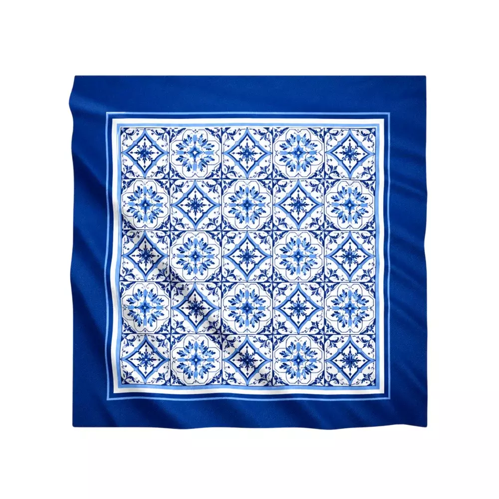 Lenço em Sedinha 100% Personalizado - 100x100 cm 