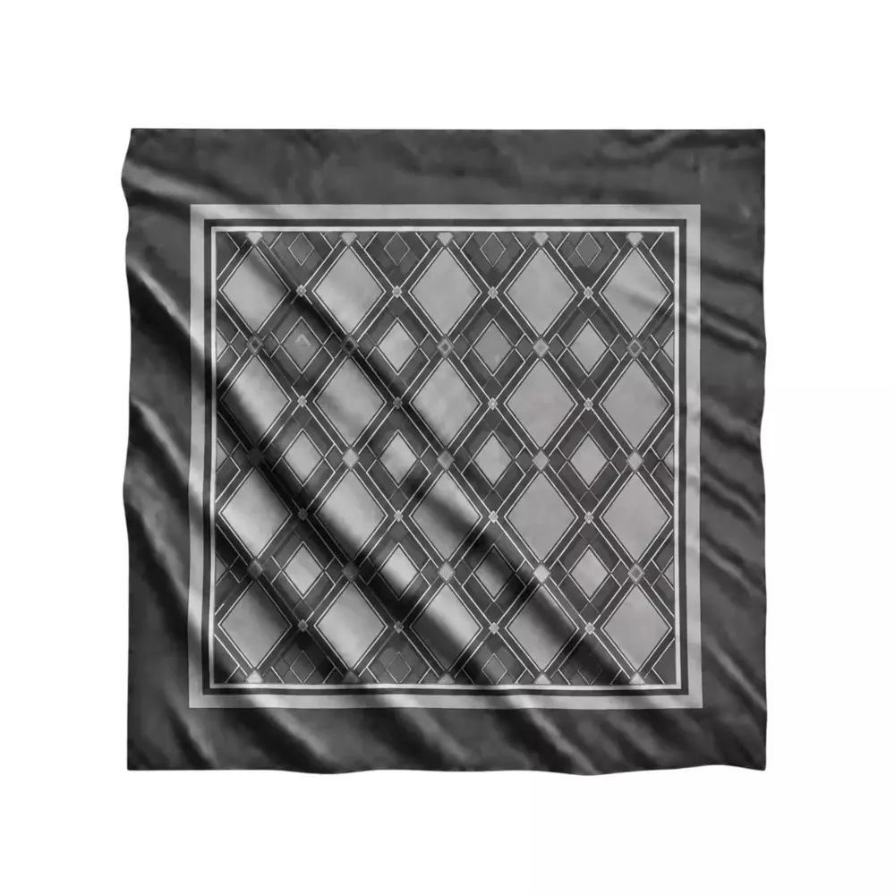 Lenço em Sedinha 100% Personalizado - 100x100 cm 