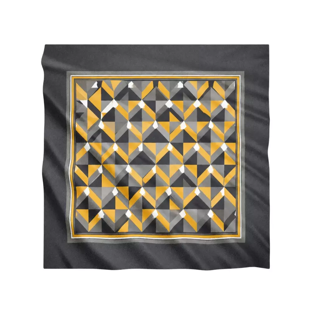 Lenço em Sedinha 100% Personalizado - 100x100 cm 