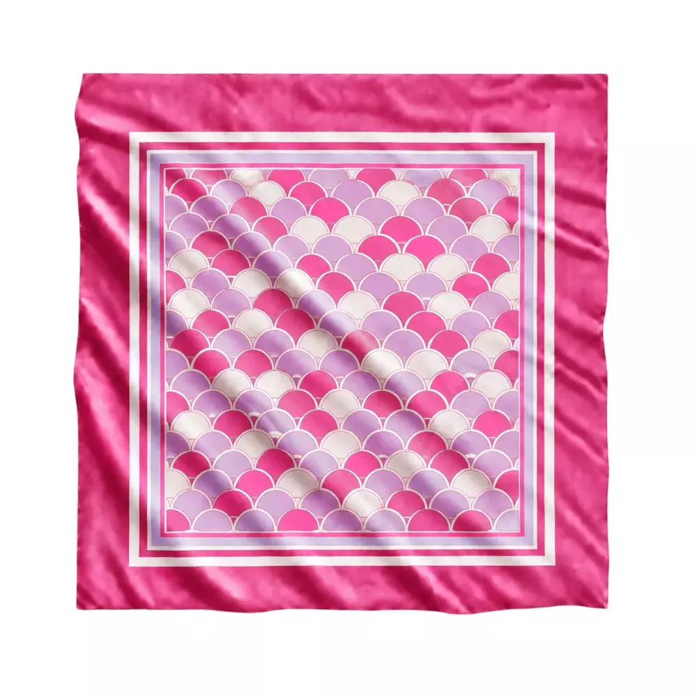 Lenço em Sedinha 100% Personalizado - 100x100 cm 