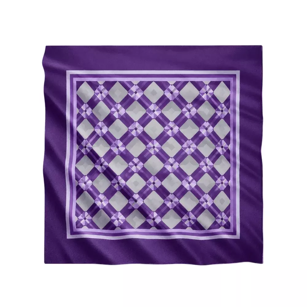 Lenço em Sedinha 100% Personalizado - 100x100 cm 