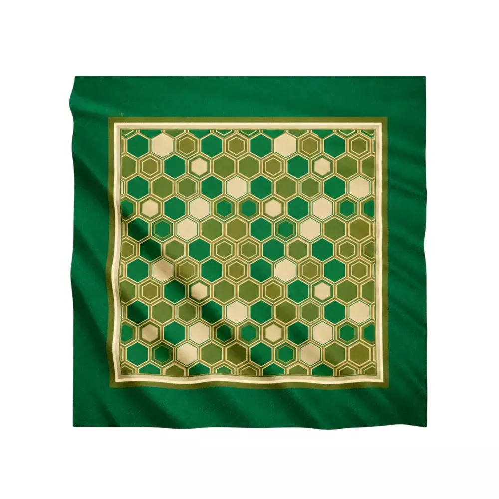 Lenço em Sedinha 100% Personalizado - 100x100 cm 
