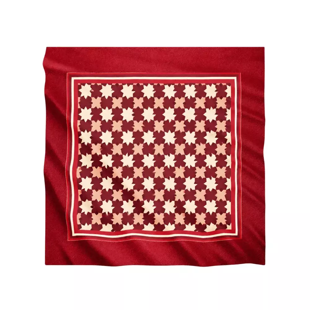 Lenço em Sedinha 100% Personalizado - 100x100 cm 