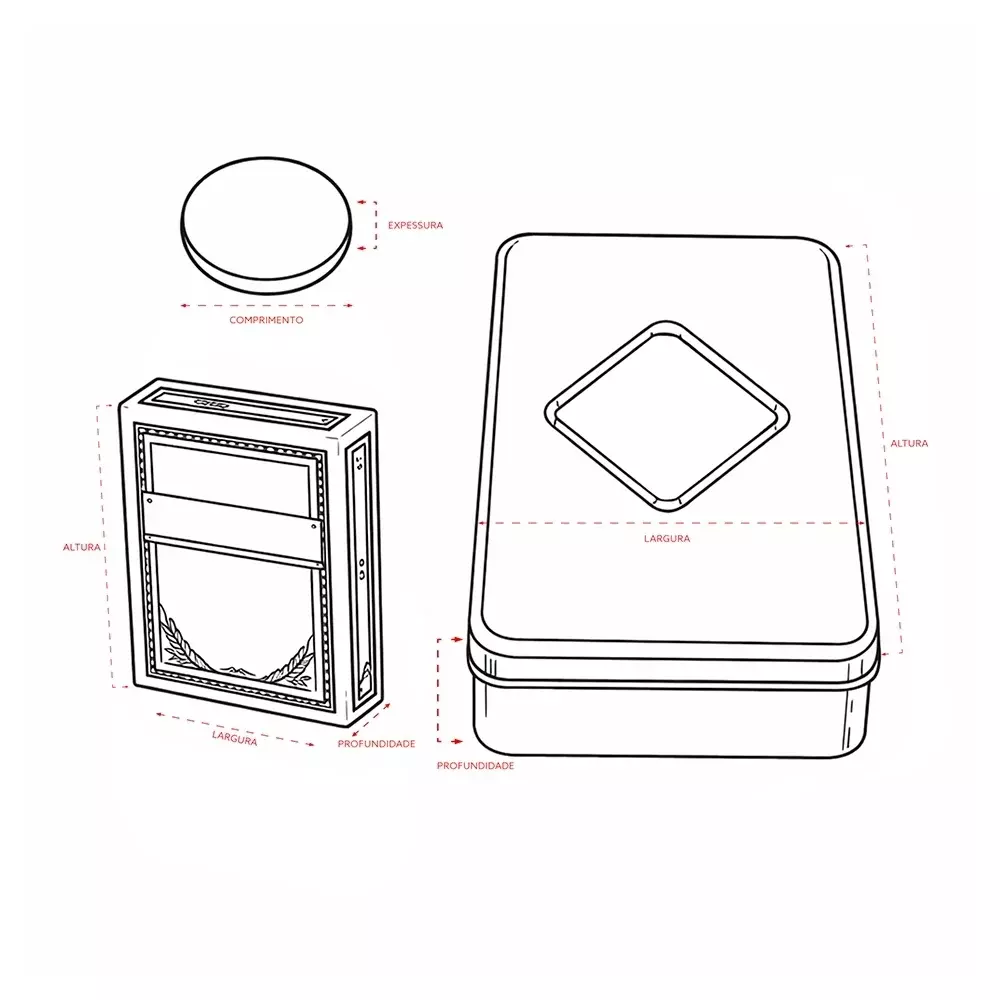 Kit Poker em Estojo Metálico Personalizado 