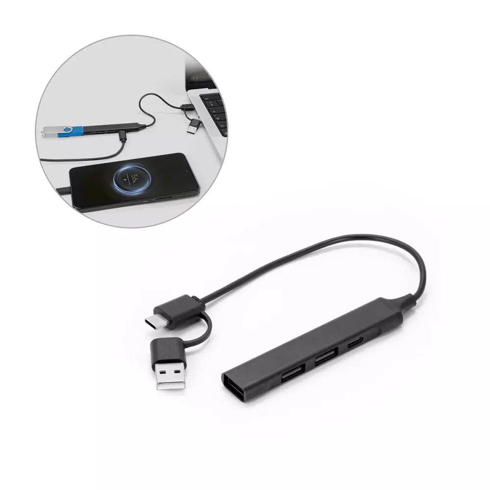 Hub USB Multifuncional Personalizado 