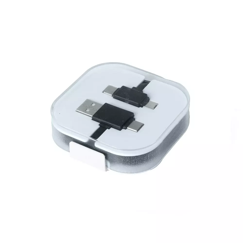 Cabo 4 em 1 com Case Suporte Personalizado 