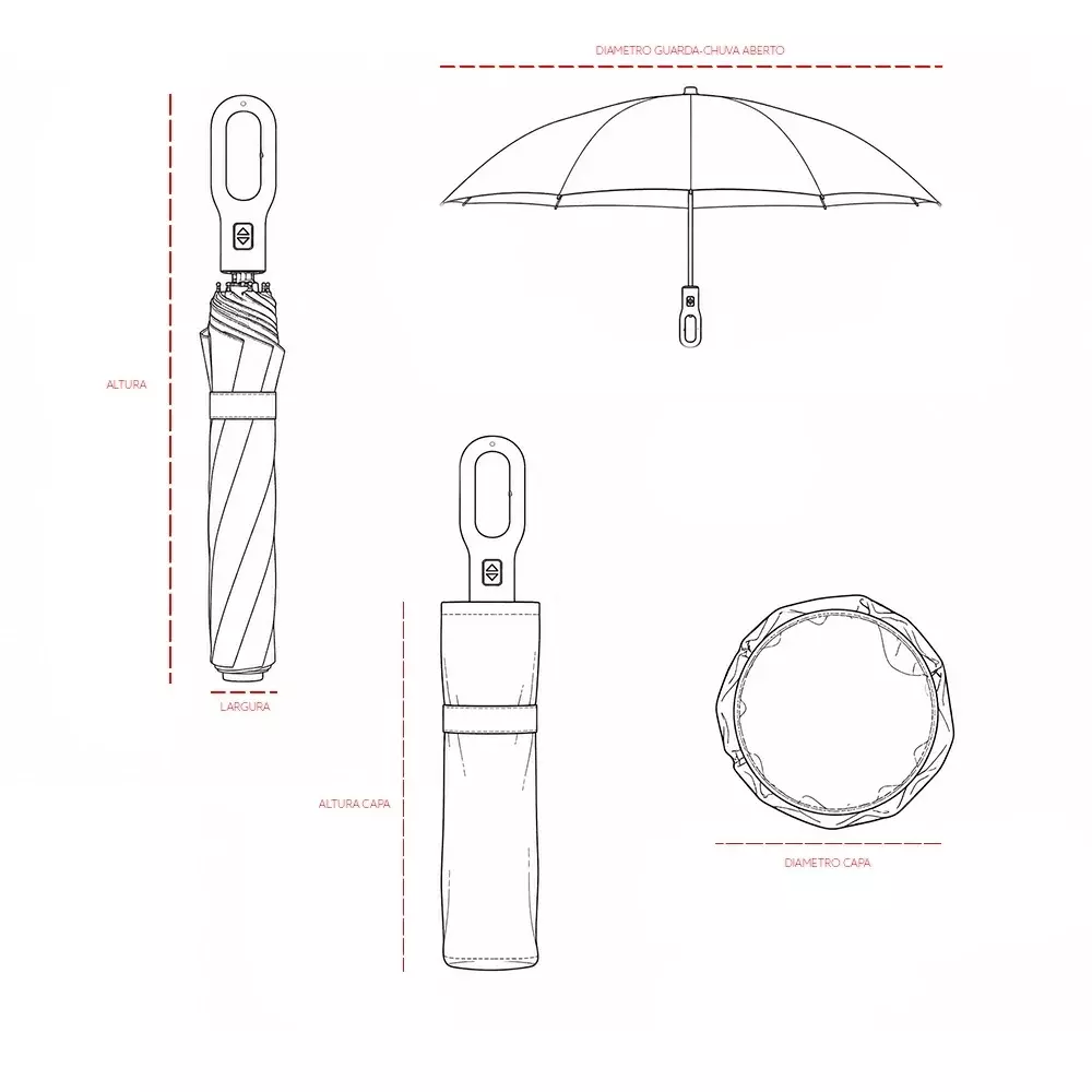Guarda-Chuva Automático Personalizado 